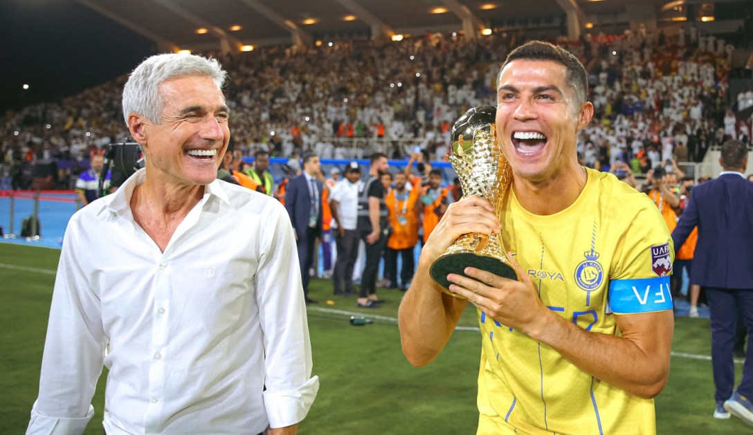 Luís Castro e Cristiano Ronaldo