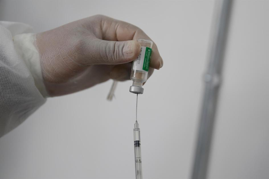 frasco da vacina contra o coronavírus