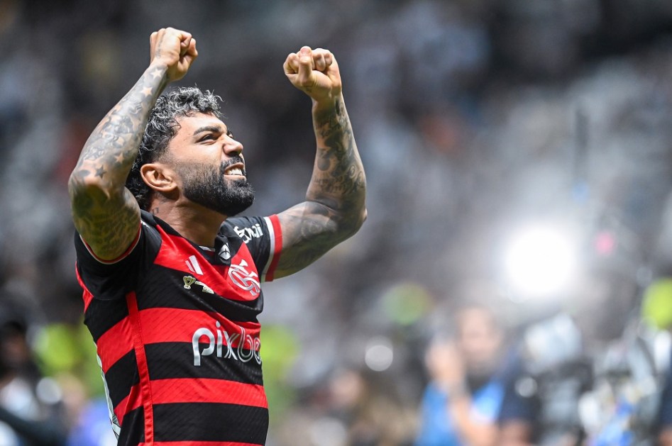 Gabriel Barbosa, Gabigol, Flamengo Campeão durante Atlético MG x Flamengo, partida válida pela final da Copa do Brasil 2024