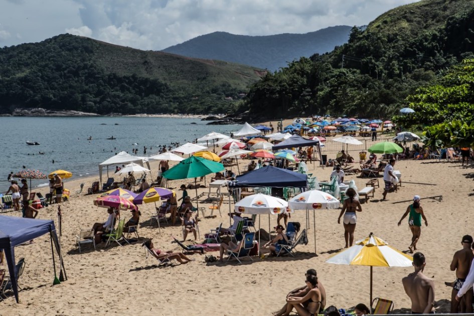 Praia em São Sebastião