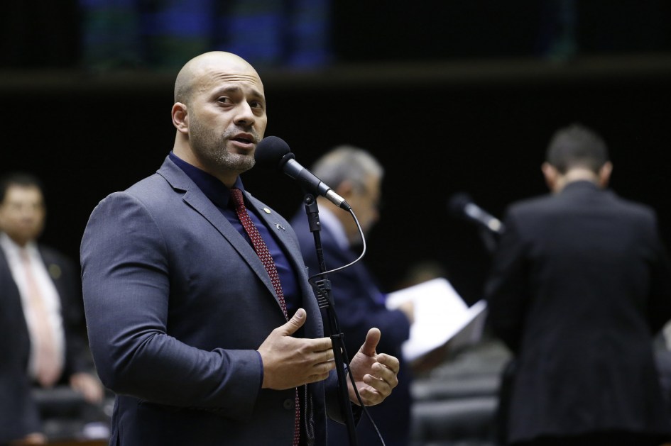O deputado federal Daniel Silveira