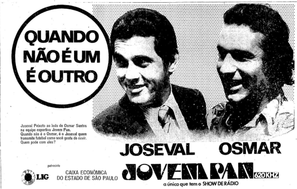 O ‘Jornal de Esportes’ da Jovem Pan virou referência e inovou o noticiário do segmento no rádio nos anos 70