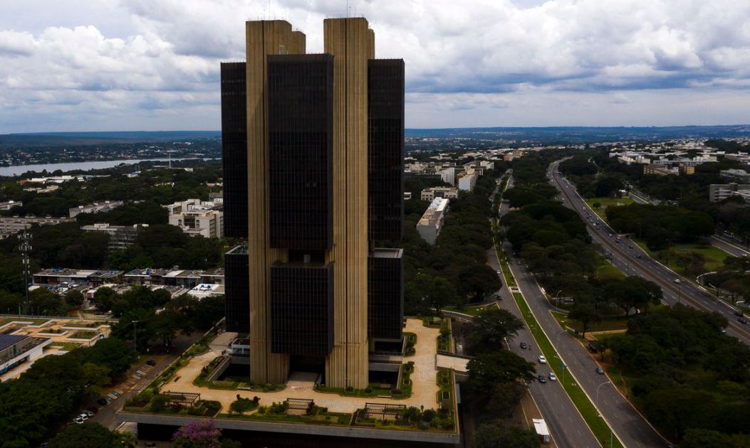 Imagem aérea da sede do Banco Central