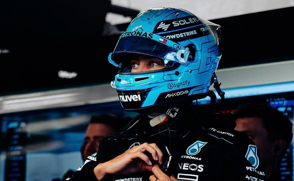 George Russell faz a pole do GP de Barcelona-Catalunha de F1