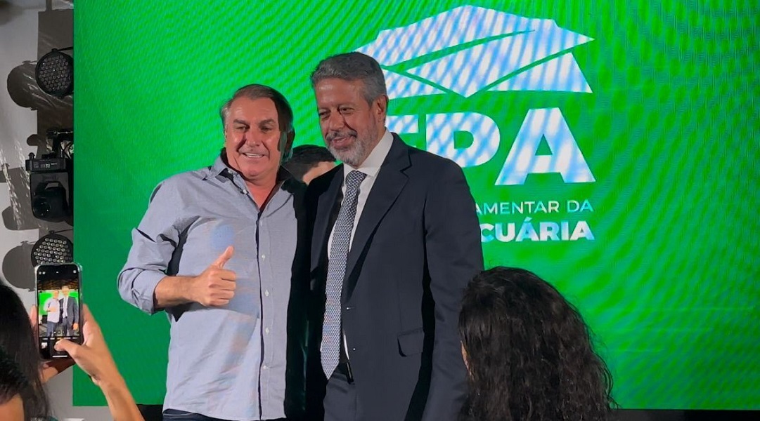 Lira e sósia Bolsonaro