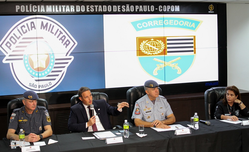 Coletiva de imprensa na sede do Copom sobre o caso Gritzbach e Cerimônia troca de comando da GCM