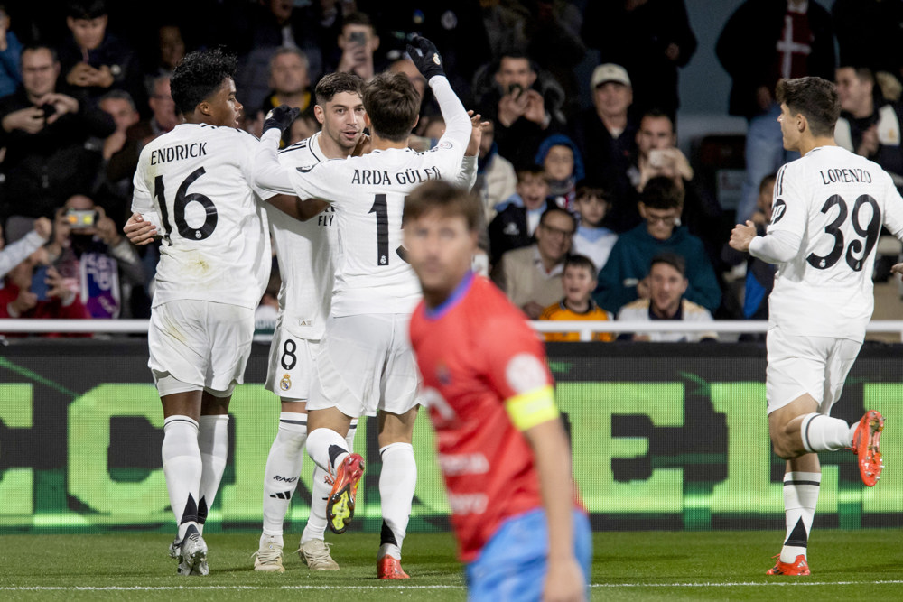 Com Endrick titular, Real Madrid goleia na Copa do Rei e avança para as oitavas de final