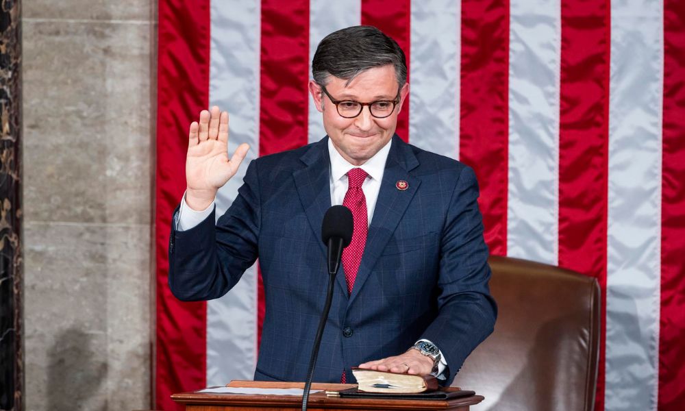 Mike Johnson presidente da câmara eua