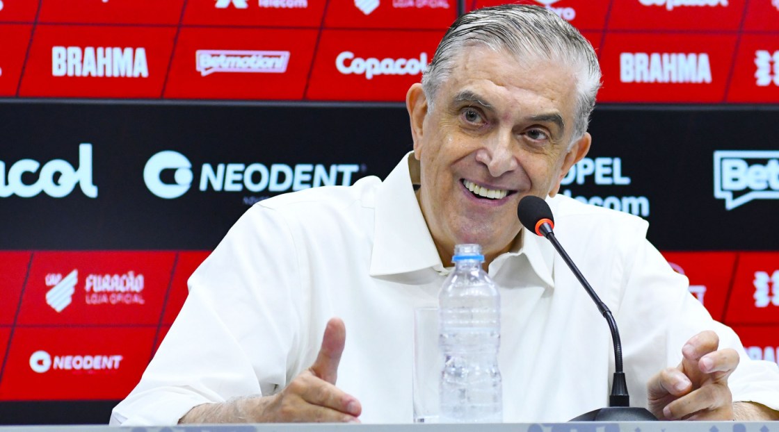 Mario Celso Petraglia é o atual presidente do Athletico-PR
