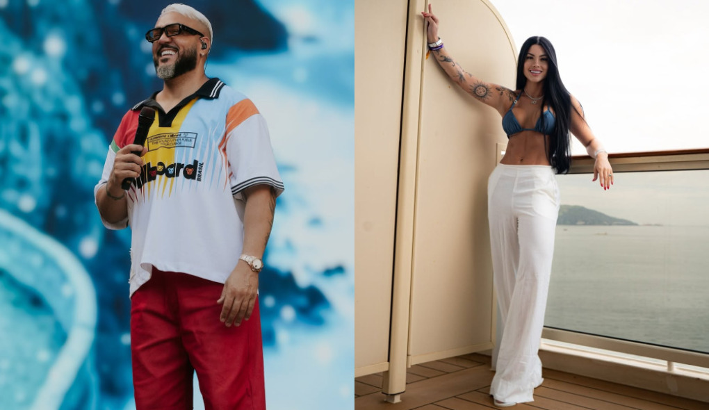 Belo e Rayane Figliuzzi