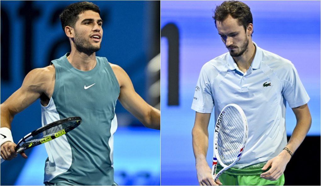 CARLOS ALCARAZ E DANIIL MEDVEDEV, ATP 500 DE DOHA