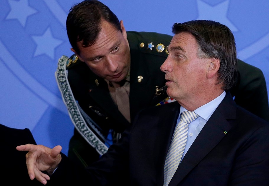Jair Bolsonaro e Mauro Cid