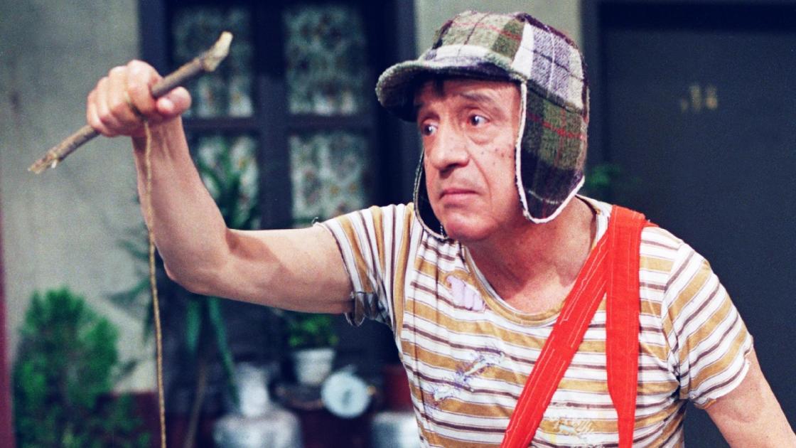 Cena do seriado Chaves com Roberto Bolaños