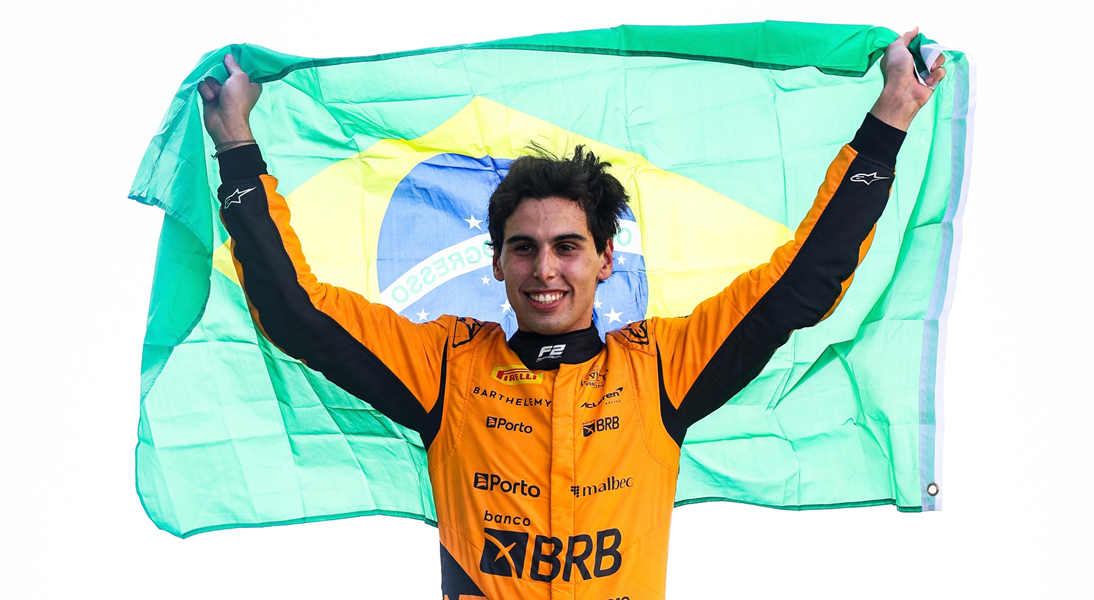 Gabriel Bortoleto é o 2024 Fórmula2 Campeão