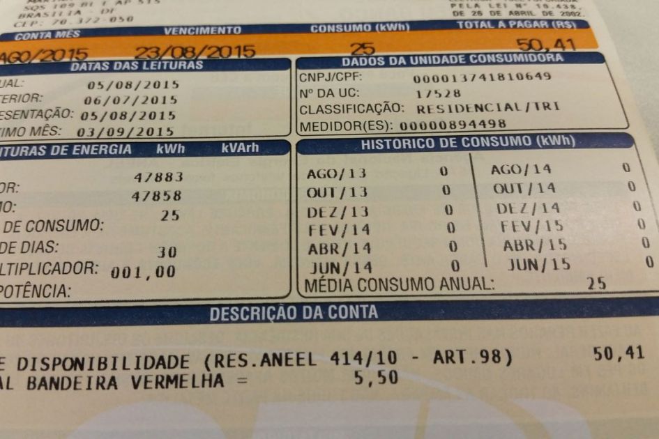 conta de luz