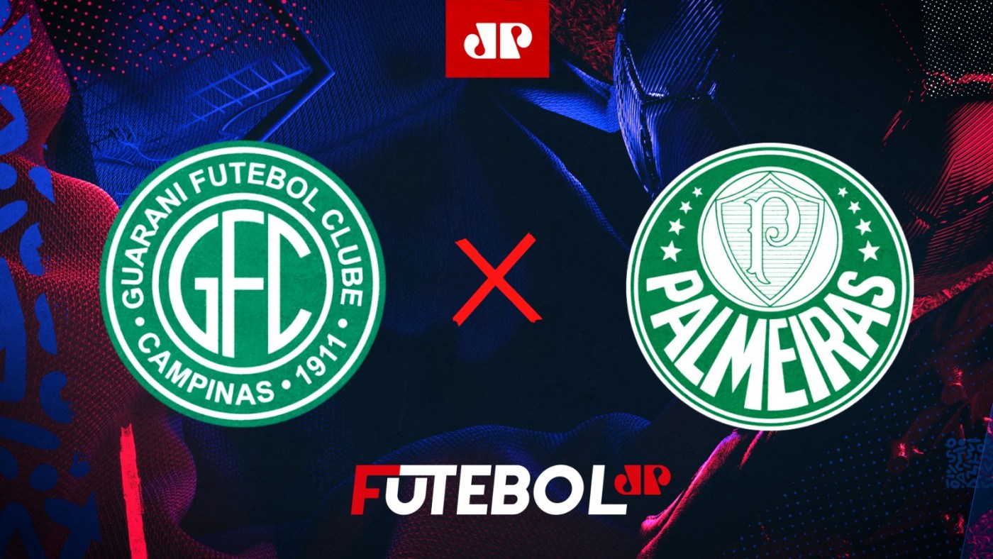 Confira a transmissão da Jovem Pan do jogo entre Guarani e Palmeiras