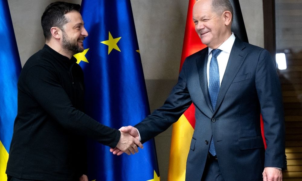 zelensky e olaf scholz
