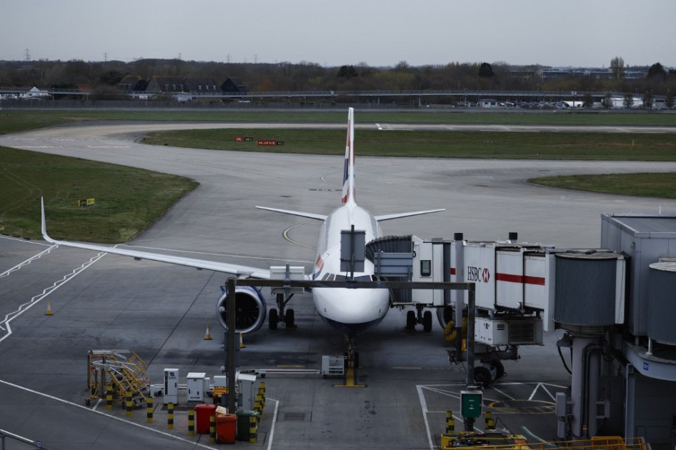 GRÃ-BRETANHA-AEROPORTO-HEATHROW-AVIAÇÃO-INCÊNDIO