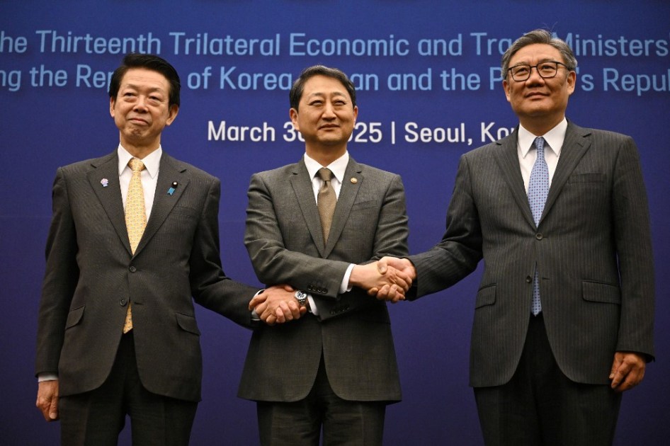 COREIA-JAPÃO-CHINA-POLÍTICA-COMÉRCIO