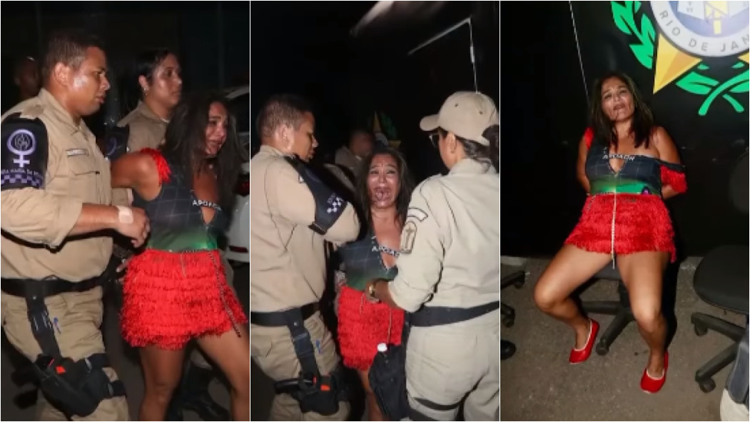 Mulher morde pessoas no camarote da Sapucaí, no Rio de Janeiro