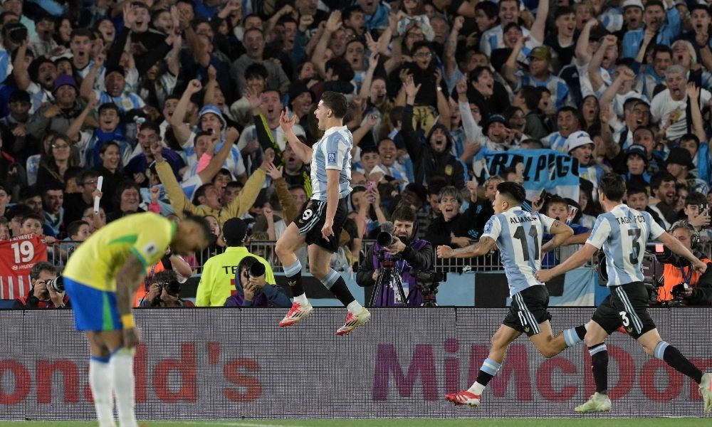 brasil goleado pela Argentina