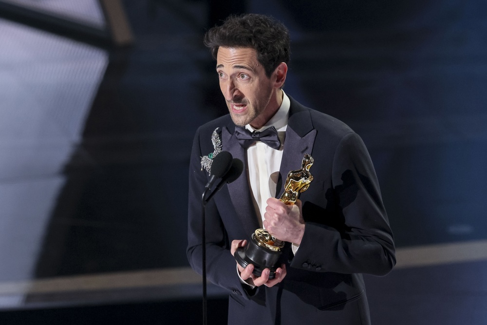 Oscar 2025: Adrien Brody vence como melhor ator por ‘O Brutalista’
