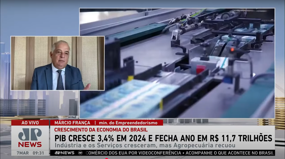 Márcio França concede entrevista ao Jornal da Manhã para falar das medidas contra a inflação dos alimentos