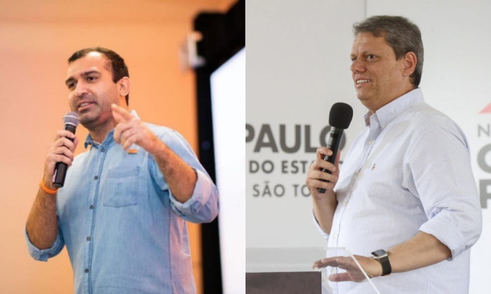 Eduardo Ribeiro e Tarcísio de Freitas