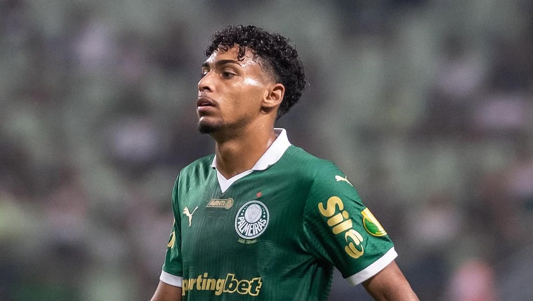 O atacante Luighi, do Palmeiras