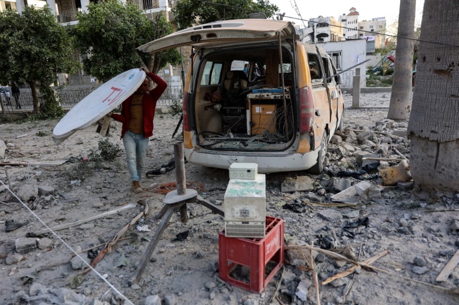 bombadeio israelense em hospital na faixa de gaza
