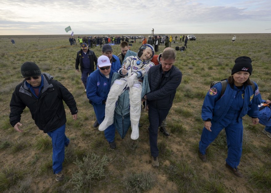 CAZAQUISTÃO-EUA-RÚSSIA-ESPAÇO-NASA-ISS
