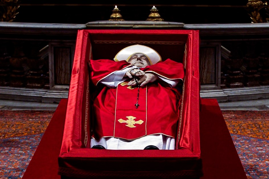 O corpo do Papa Francisco será velado na Basílica de São Pedro, na Cidade do Vaticano, em 23 de abril de 2025