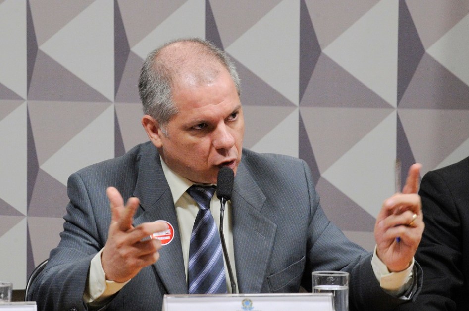 Em pronunciamento, procurador-chefe da Procuradoria Federal Especializada junto ao Instituto Nacional do Seguro Social (INSS), Alessandro Antônio Stefanutto.