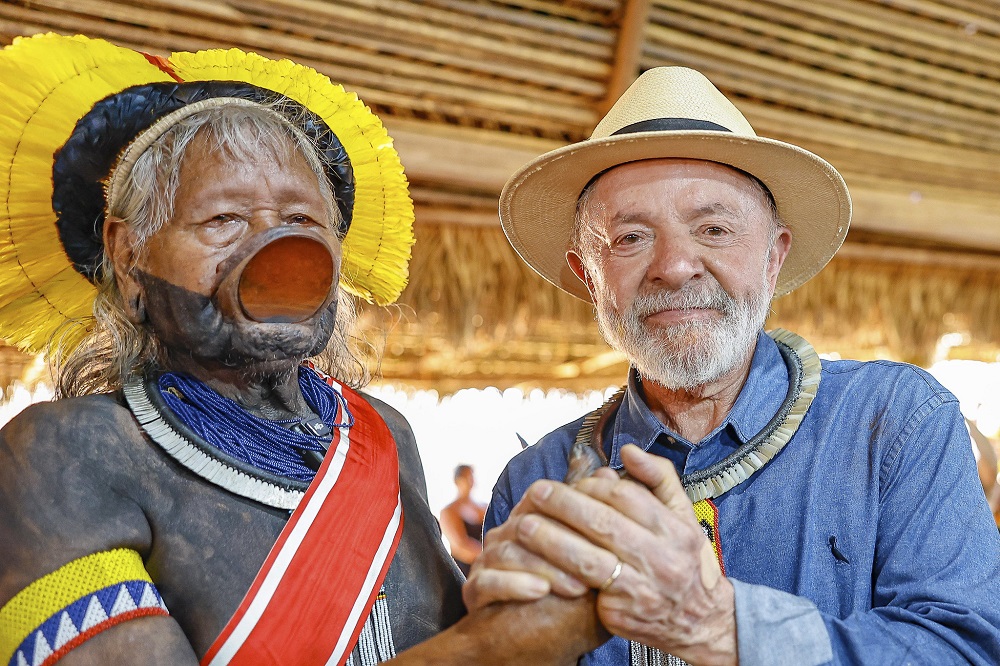 Cacique Raoni apela a Lula contra exploração de petróleo na Margem Equatorial