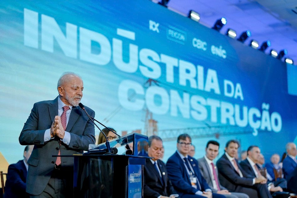 Lula em evento da construção civil