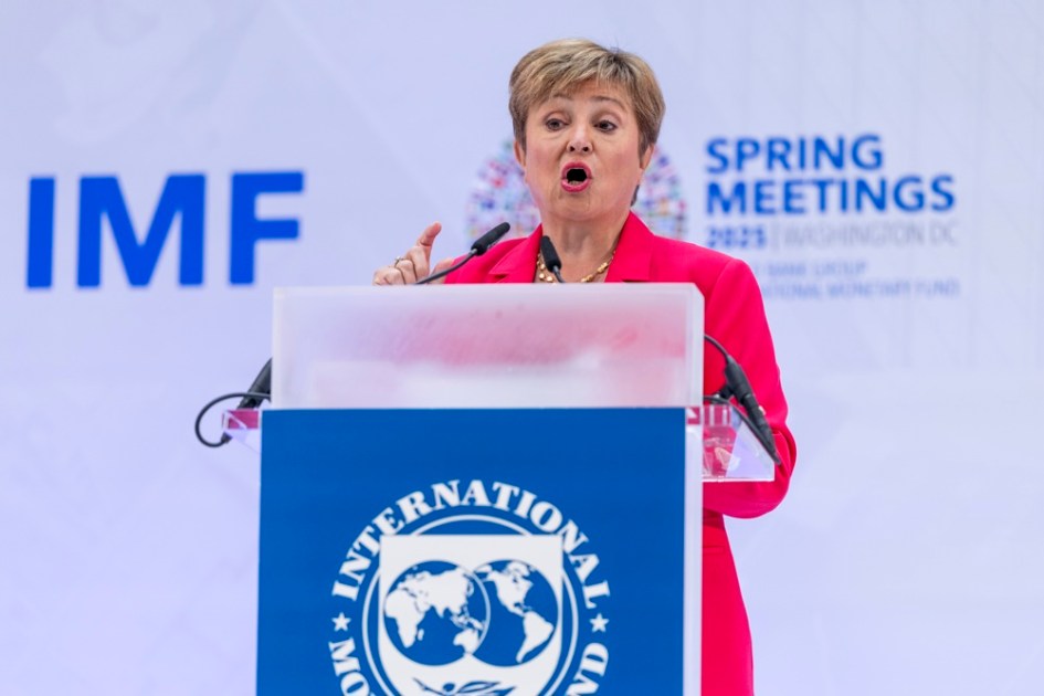 WASHINGTON (Estados Unidos), 17/04/2025. - A Diretora-Geral do FMI, Kristalina Georgieva,