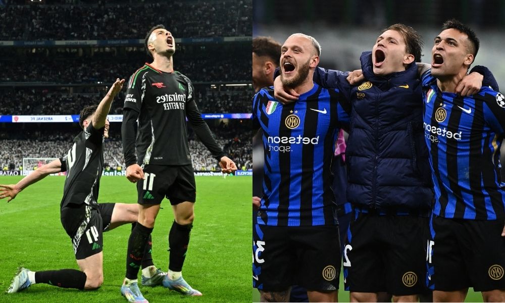 Arsenal avança na Champions League e acaba com ‘pacto’ do Real Madrid; Inter vai às semis 