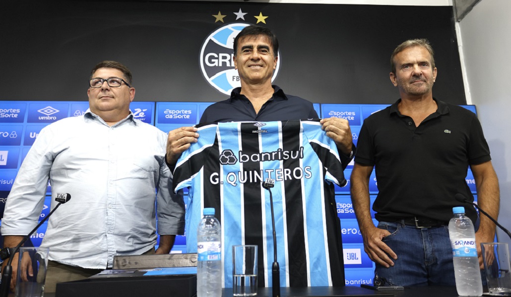 Gustavo Quinteros é demitido pelo Grêmio após goleada do Mirassol