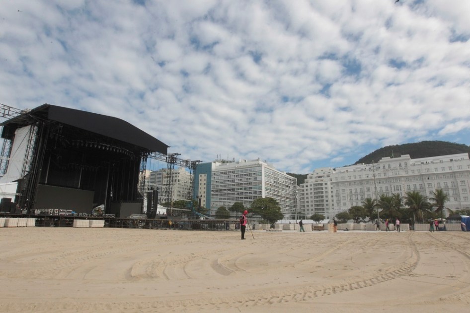 Palco Lady Gaga