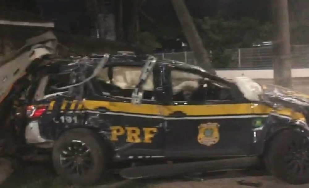 Três agentes da PRF morrem em acidente na Avenida Brasil