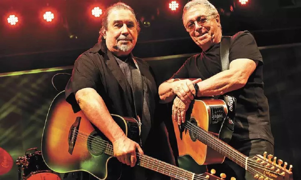 Sá (à dir.) e Guarabyra (à esq.) começaram a cantar juntos em 1971 e se consolidaram como dupla três anos depois