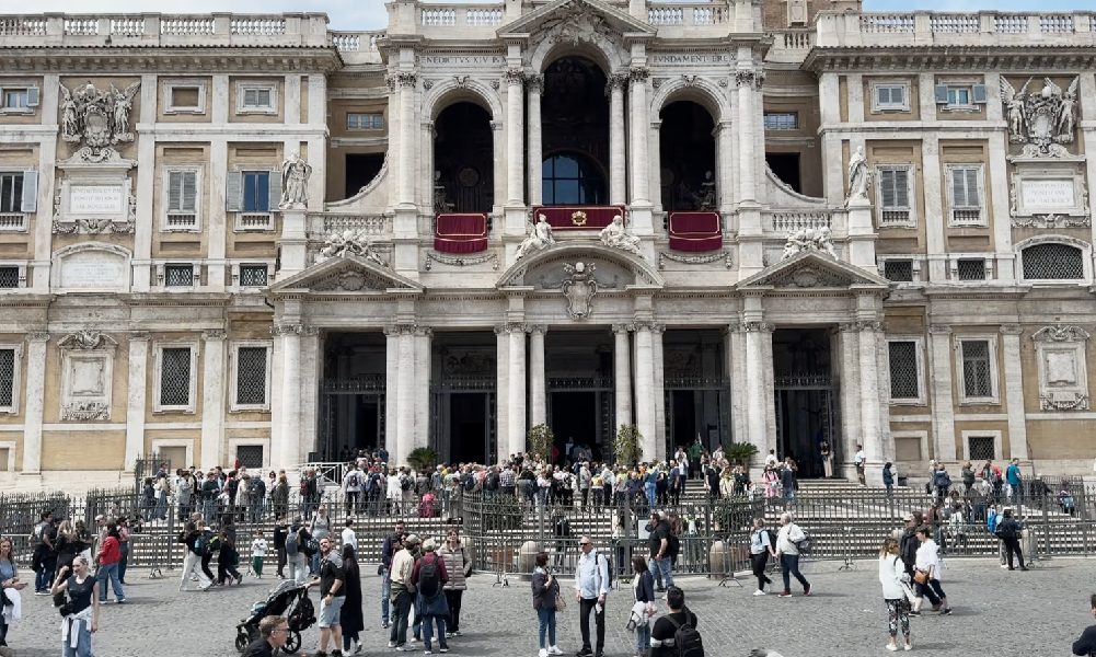 A Basílica Santa Maria Maggiore, onde será sepultado o papa Francisco
