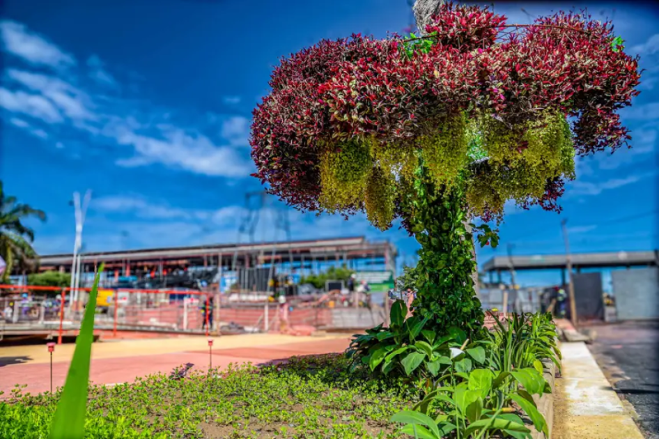 árvore artificial em Belém