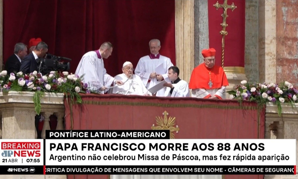 Veja como foi a última aparição pública do papa Francisco