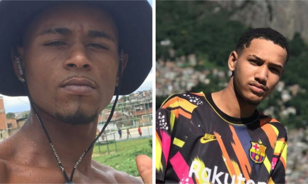 Os irmãos Fábio e Michel Oliveira Fortes, mortos no Rio de Janeiro