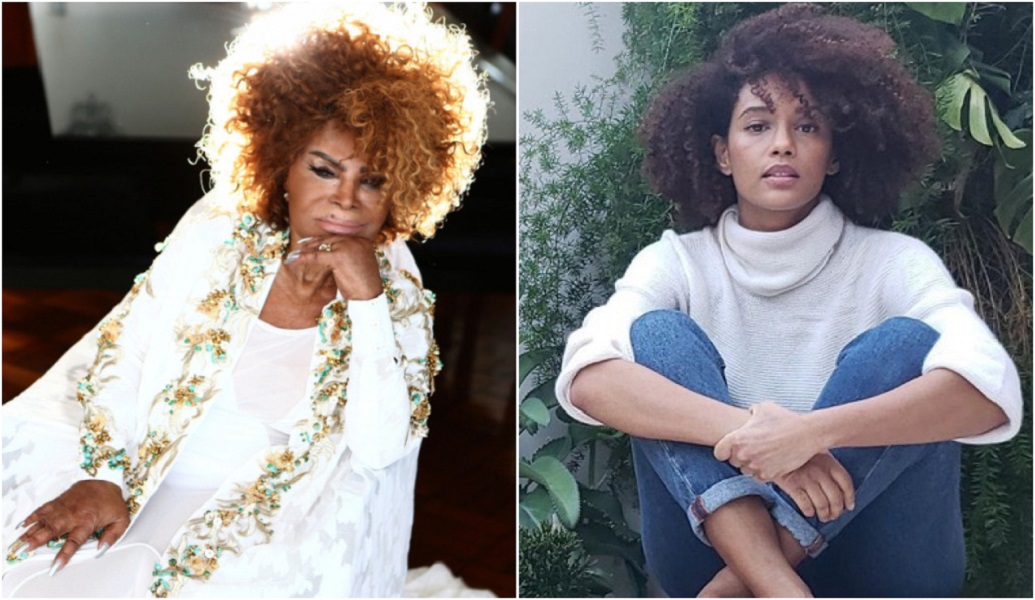 Elza Soares e Tais Araujo montagem