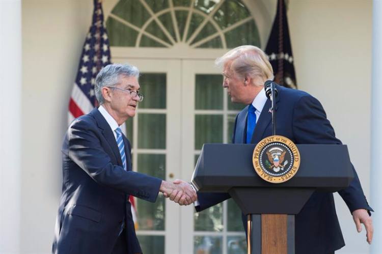 Donald Trump e Jerome Powell_EFE