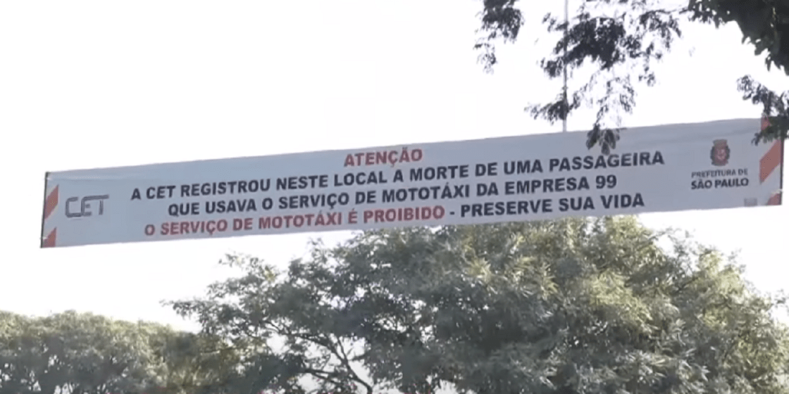 Prefeitura de SP instala faixa onde passageira morreu