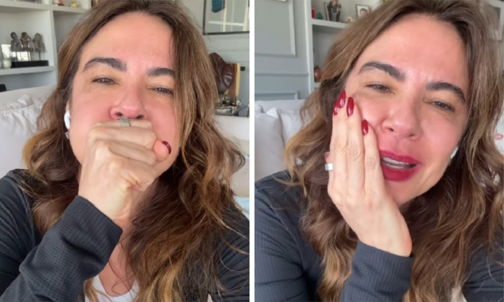 Luciana Gimenez compartilha seus exercícios de fonoaudiologia nos stories do Instagram