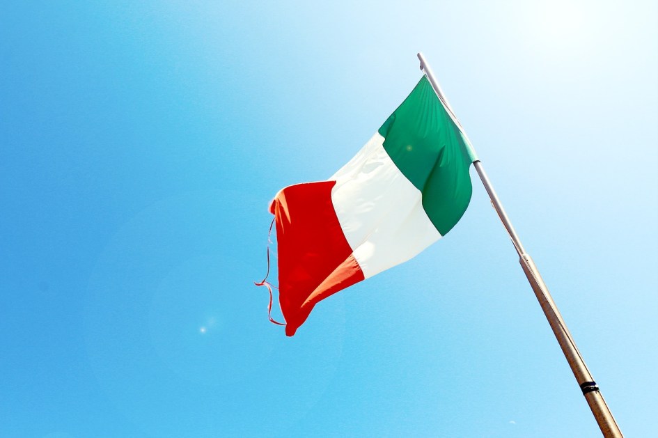 itália, bandeira da itália